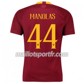 Maillot de Foot AS Roma Manolas 44 Domicile 2018/19